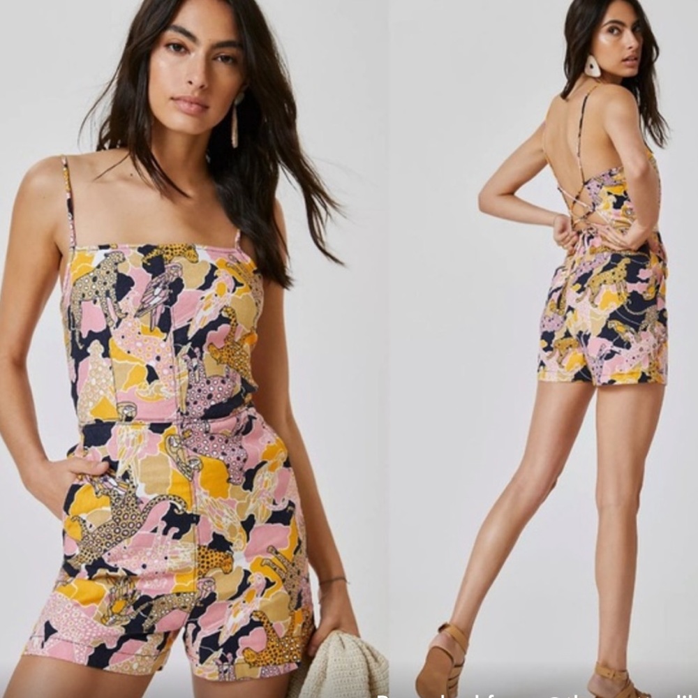 Maeve tie back mini romper